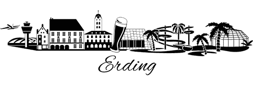Städtemotiv Erding